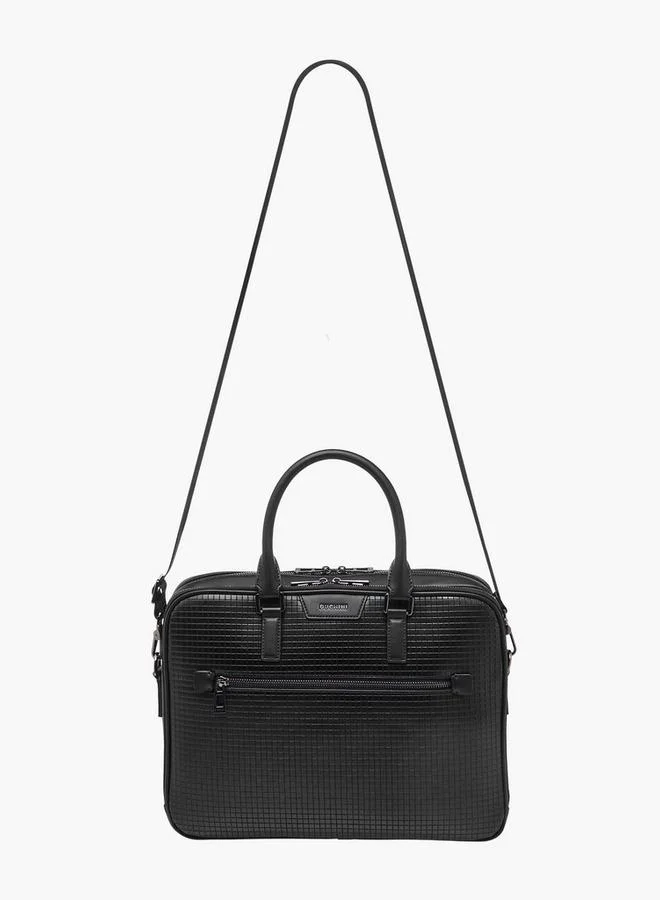 DUCHINI BLACK Men Detachable Strap Portfolio Bag for Men | Best Price UAE